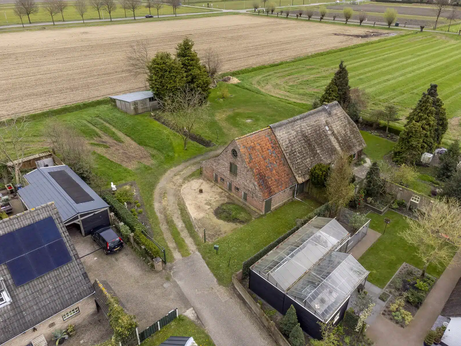 Overzicht van een argrarisch landgoed